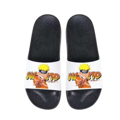 Naruto Anime Cartoon Household Slippers Sasuke Naruto Itachi Kakashi Men Women Outdoor Secondary Yuan Anime Cartoon Slippers