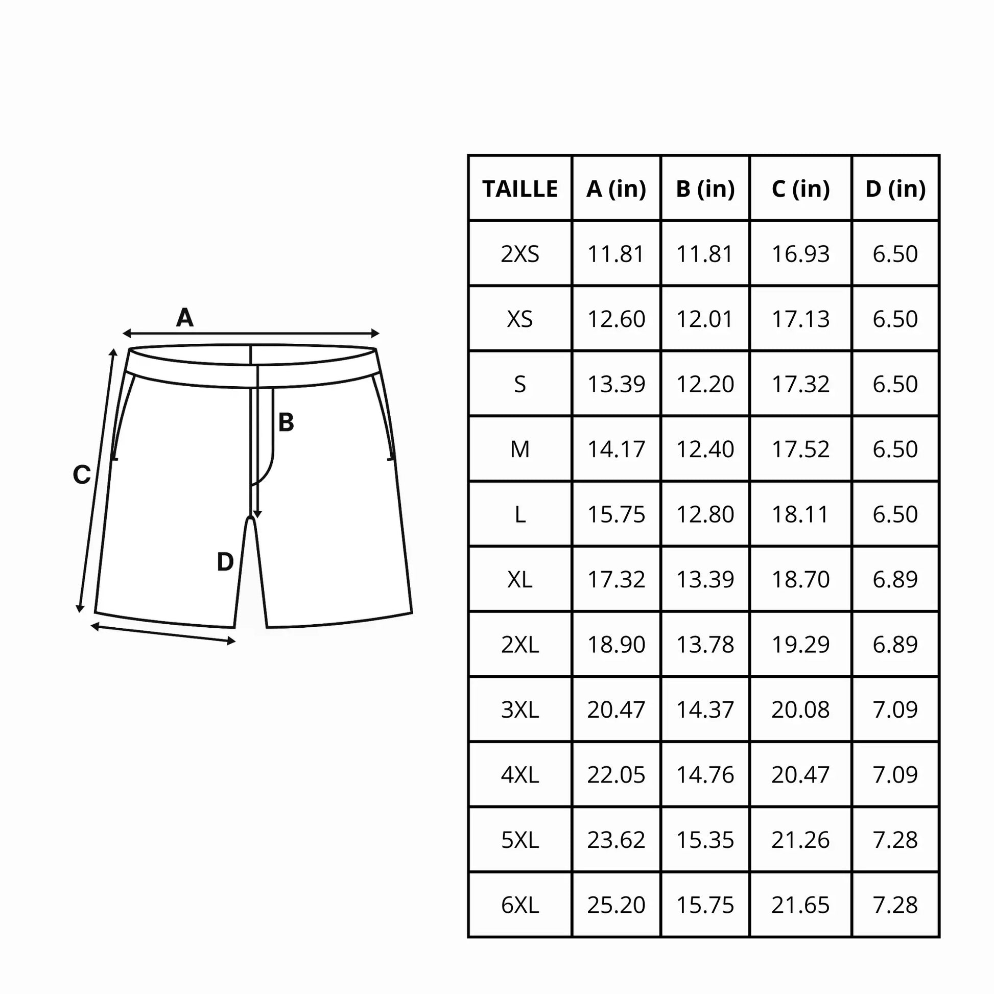 Short De Bain – Drapeau Des Palaos – Tissu Léger – Séchage Rapide