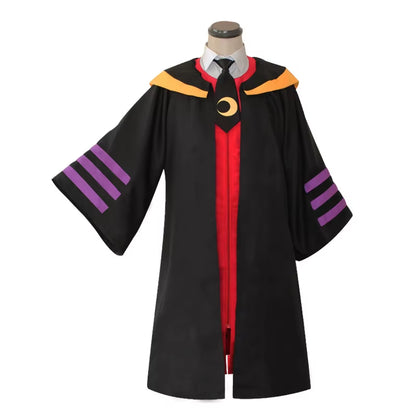 Anime Assassination Classroom Korosensei Cosplay Costumes Tie Cloak Shirt Halloween Christmas Party Suit School Uniform Unisex